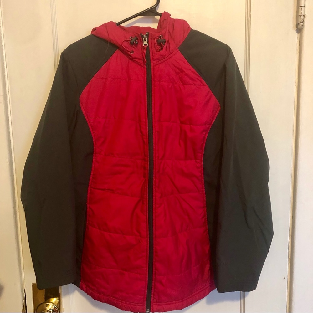 Gray & Pink Winter Jacket